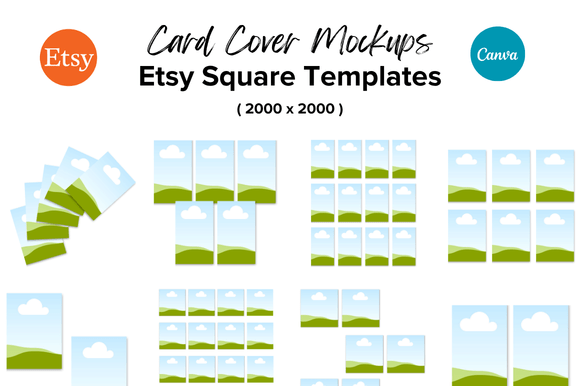 30 Card Cover Etsy Mockups: Your Visual Toolkit