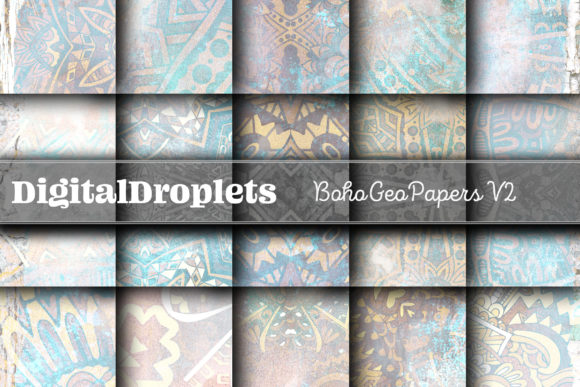 Boho Geo Papers Vol. 2: Elevate Your Creative Projects