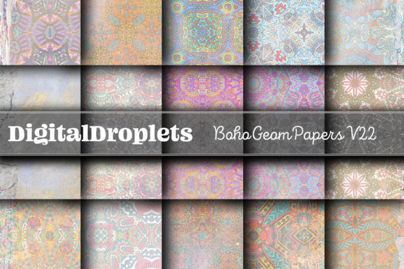Boho Geom Papers Vol. 22: Crafting a Cohesive Visual Identity