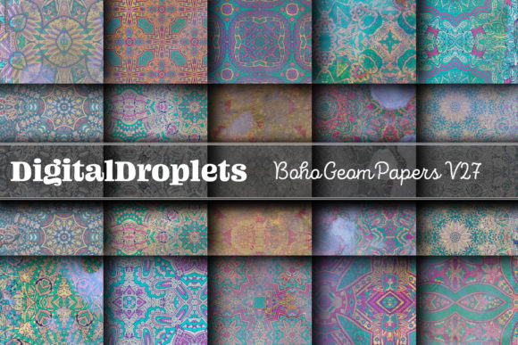 Boho Geom Papers Vol. 27: Your New Favorite Design Asset
