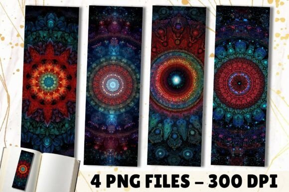 Designing Moments of Calm: The Sacred Geometry Mystical Zen Bookmark