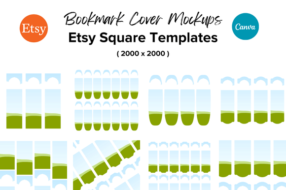 Elevate Your Etsy Listings with Bookmark Cover Mockups