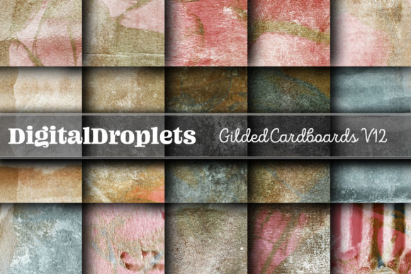 Gilded Cardboards Vol. 12: Vintage Texture for Modern Projects