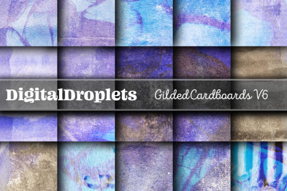 Gilded Cardboards Vol. 6 | Collection: Vintage Textures for Modern Design