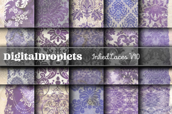 Inked Laces Vol. 10: Vintage Texture for Modern Design