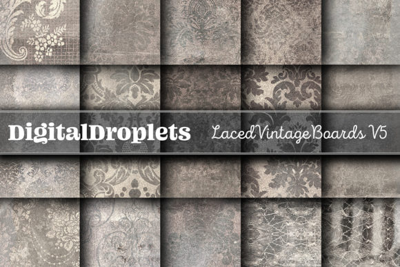 Laced Vintage Boards Vol. 5: A Textured Collection for Authentic Projects