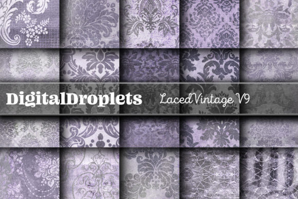 Laced Vintage Vol. 9: The Textured Paper Set for Your Next Project