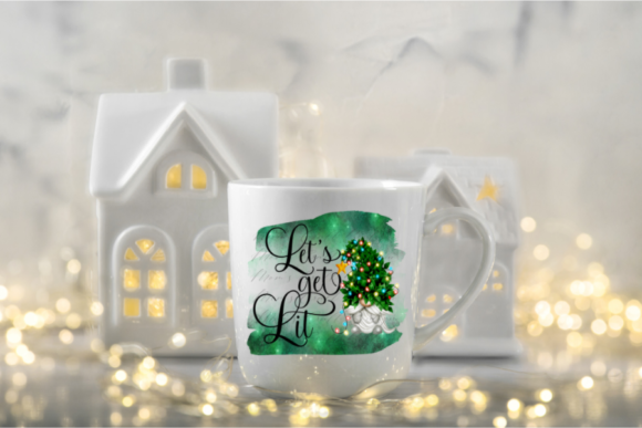 Let's Get Lit: The Christmas Gnome PNG for Your Holiday Crafts