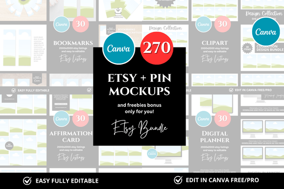 Streamline Your Etsy Shop with the Ultimate Mockup Bundle