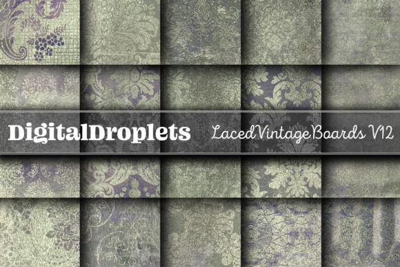 Timeless Textures for Modern Projects: Laced Vintage Boards Vol.12