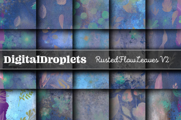 Unearthing Digital Texture: The Rusted Flow Leaves Vol. 2 Collection